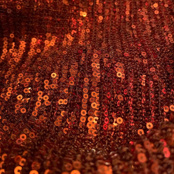 Brown sequence Long Dress - Picture 2 of 7